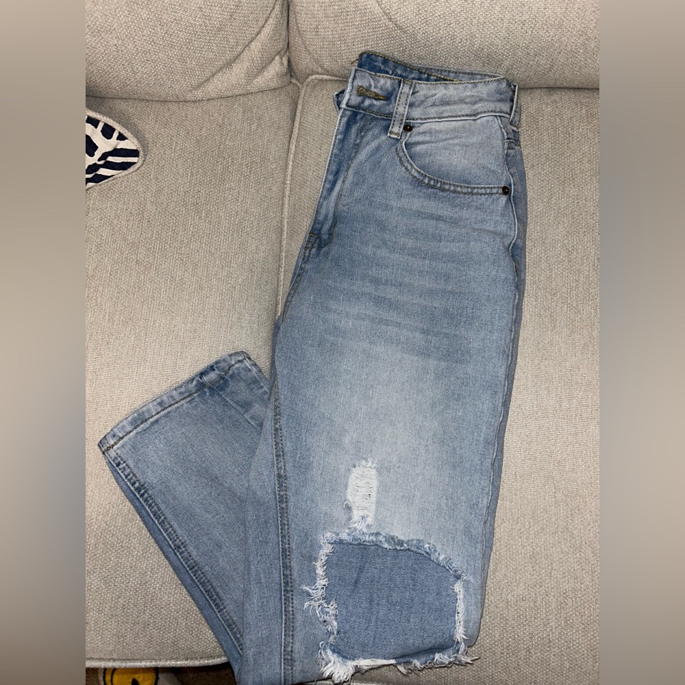 High Waisted Mom Jeans